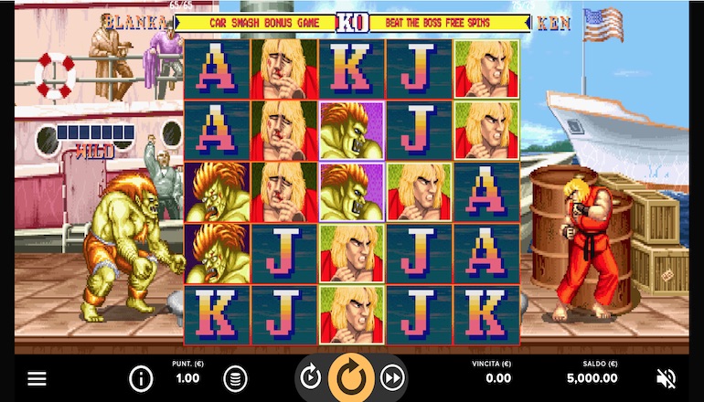 Street Fighter II slot